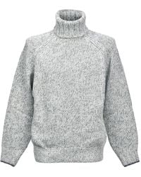 Brunello Cucinelli - Gerippter Rollkragenpullover - Lyst
