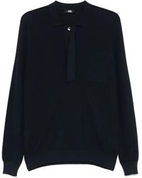 Alpha Studio - Cotton polo shirt - Lyst
