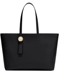 Furla - Logo-Engraved Pebble-Texture Tote Bag - Lyst