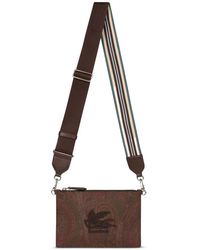 Etro - Pegaso-Motif Shoulder Bag - Lyst