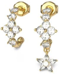 Guess - Secret Garden Crystal-Embellished Earrings (Set Of Three) - Lyst