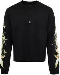 Givenchy - T-Shirt Met Gvcy-Print En Lange Mouwen - Lyst