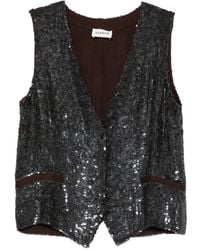 P.A.R.O.S.H. - Gadget スパンコール トップ - Lyst