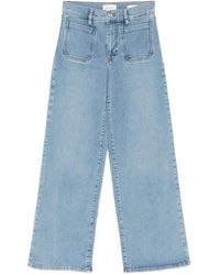 FRAME - ベルトループ ジーンズ - Lyst