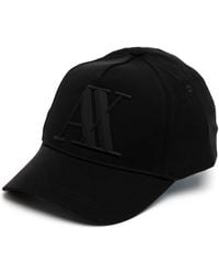 ARMANI EXCHANGE - Baseballkappe Mit Logo-Prägung - Lyst