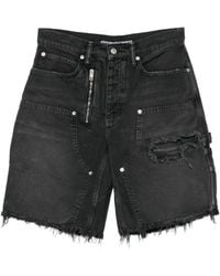 Alexander Wang - Zip Mid-Rise Carpenter Shorts - Lyst