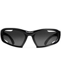 Balenciaga - Dynamo Rectangle-frame Sunglasses - Lyst