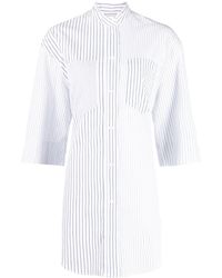 Lee Mathews - Rhodes Striped Cotton Shirt - Lyst