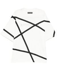 MASTERMIND WORLD - Skull-Print Tape-Detail T-Shirt - Lyst