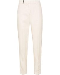 Peserico - Schmale Cropped-Hose - Lyst