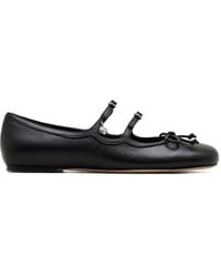 Marc Jacobs - The Kiki Buckle-Embellished Bow Ballerina Flats - Lyst