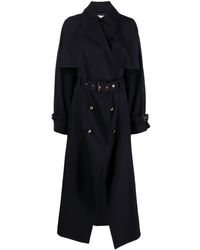 Alexander McQueen - Wool And Cotton Blend Trench Coat - Lyst