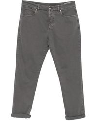 Brunello Cucinelli - Straight-Leg Five-Pocket Jeans - Lyst