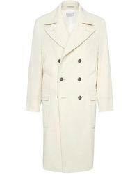 Brunello Cucinelli - Cashmere Coat - Lyst