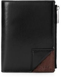 Loewe - Logo-Debossed Panelled Wallet - Lyst