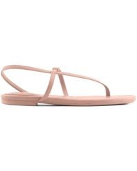 ARMANI EXCHANGE - Sandalen Mit Logo - Lyst