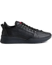 DSquared² - Low-top leather sneakers - Lyst