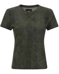 Stouls - Suede-Finish T-Shirt - Lyst