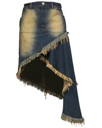 VIVAMUS - Jupe En Jean À Bords Francs - Lyst