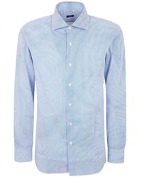 Barba Napoli - Chemise En Coton À Rayures - Lyst