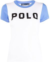 Polo Ralph Lauren - T-shirt con design color-block - Lyst