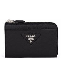 Prada - Leather Key Case - Lyst