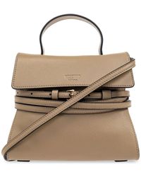 Moschino - Small Tie Me Shoulder Bag - Lyst