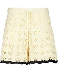 Zimmermann - Aster Gehaakte Shorts - Lyst