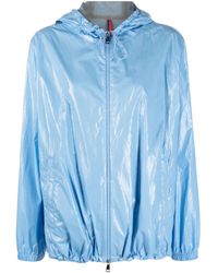 Moncler - Cotton Hooded Zip Jacket - Lyst