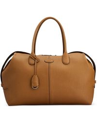 Tod's - Sac Fourre-Tout Grainé À Patch Logo - Lyst