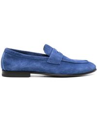 SCAROSSO - Gregory Suede Loafers - Lyst