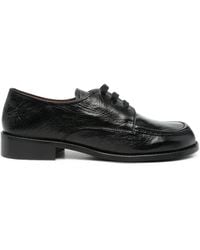 Ángel Alarcón - Lace-Up Crinkled-Effect Derby Shoes - Lyst