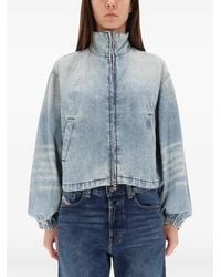 DIESEL - Zip Cotton Jacket - Lyst