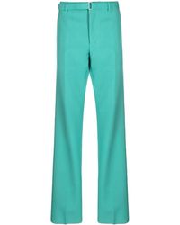 Lanvin - Belted Straight-leg Trousers - Lyst