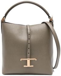 Tod's - Schultertasche mit T-Schnalle - Lyst