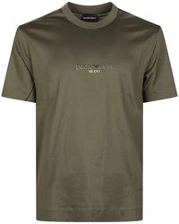 Emporio Armani - T-Shirt À Logo Imprimé - Lyst