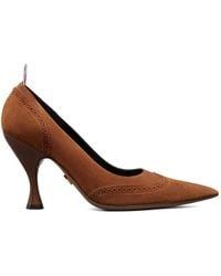 Thom Browne - Wingtip Pumps Mit Budapestermuster - Lyst