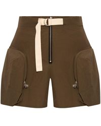 Jil Sander - Zip-pockets Cotton Shorts - Lyst