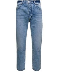 ICON DENIM - Vaqueros Con Parche Del Logo - Lyst