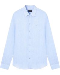 Emporio Armani - Logo-Detail Shirt - Lyst
