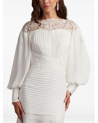 Tadashi Shoji - Silverado Lace Pleated Dress - Lyst