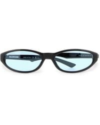 Balenciaga - Neo Round Sunglasses - Lyst