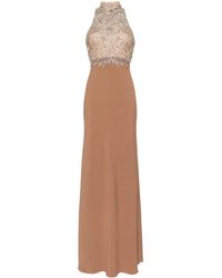 Jenny Packham - Kristallverziertes Orion Abendkleid - Lyst