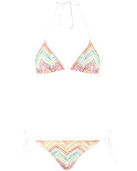 Missoni - Zigzag-Knit Bikini Set - Lyst