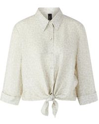 Marc Cain - Bluse Mit Animal-Print - Lyst