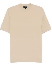Emporio Armani - Textured Short-Sleeve T-Shirt - Lyst