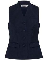 Anna Quan - Reid Button-Up Tailored Top - Lyst