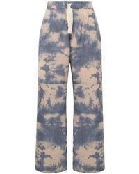 Laneus - Pantalon Tie-Dye À Taille Élastiquée - Lyst