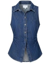 Tanya Taylor - Hanelle Gathered-Waist Top - Lyst