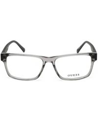 GUESS EYEWEAR - Rectangle-Frame Glasses - Lyst